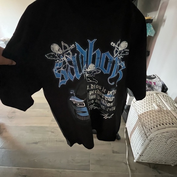 Black Graphic Tee - Picture 1 of 2